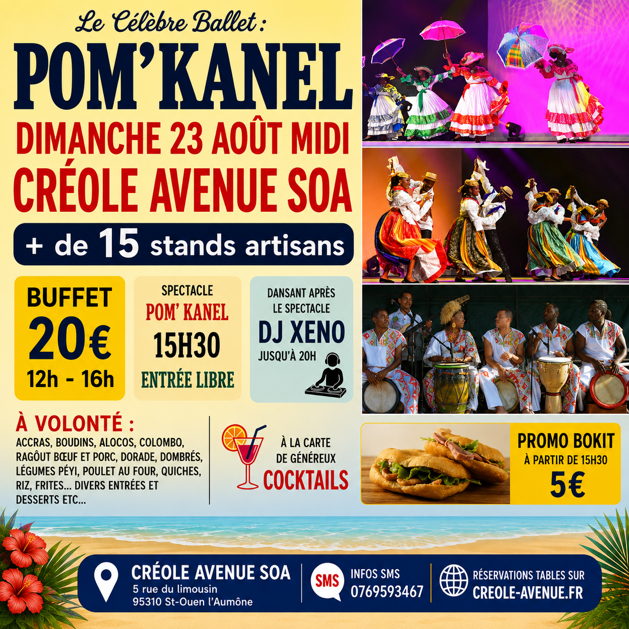 Buffet-Pom’kanel-Stands