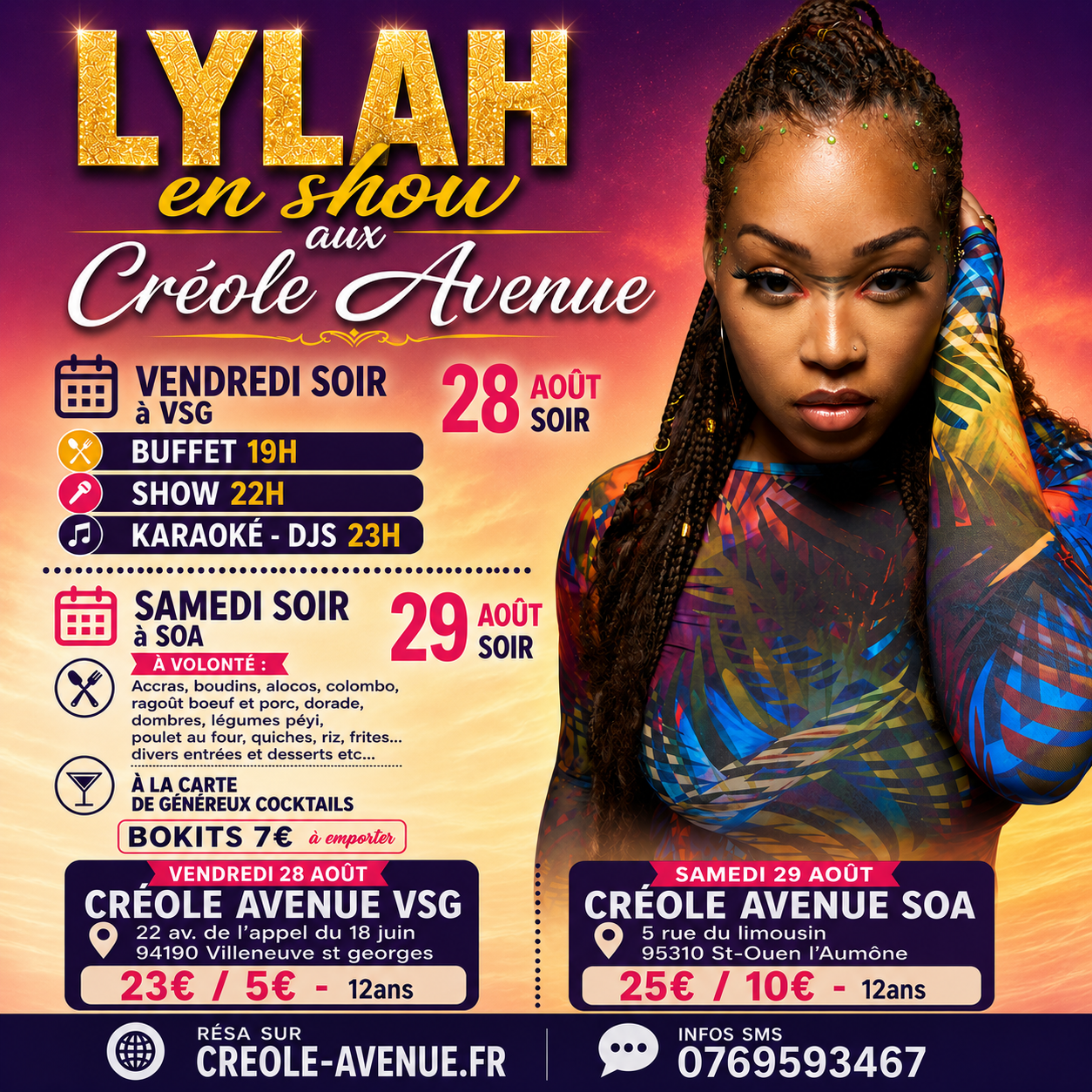 Buffet-Show LYLAH