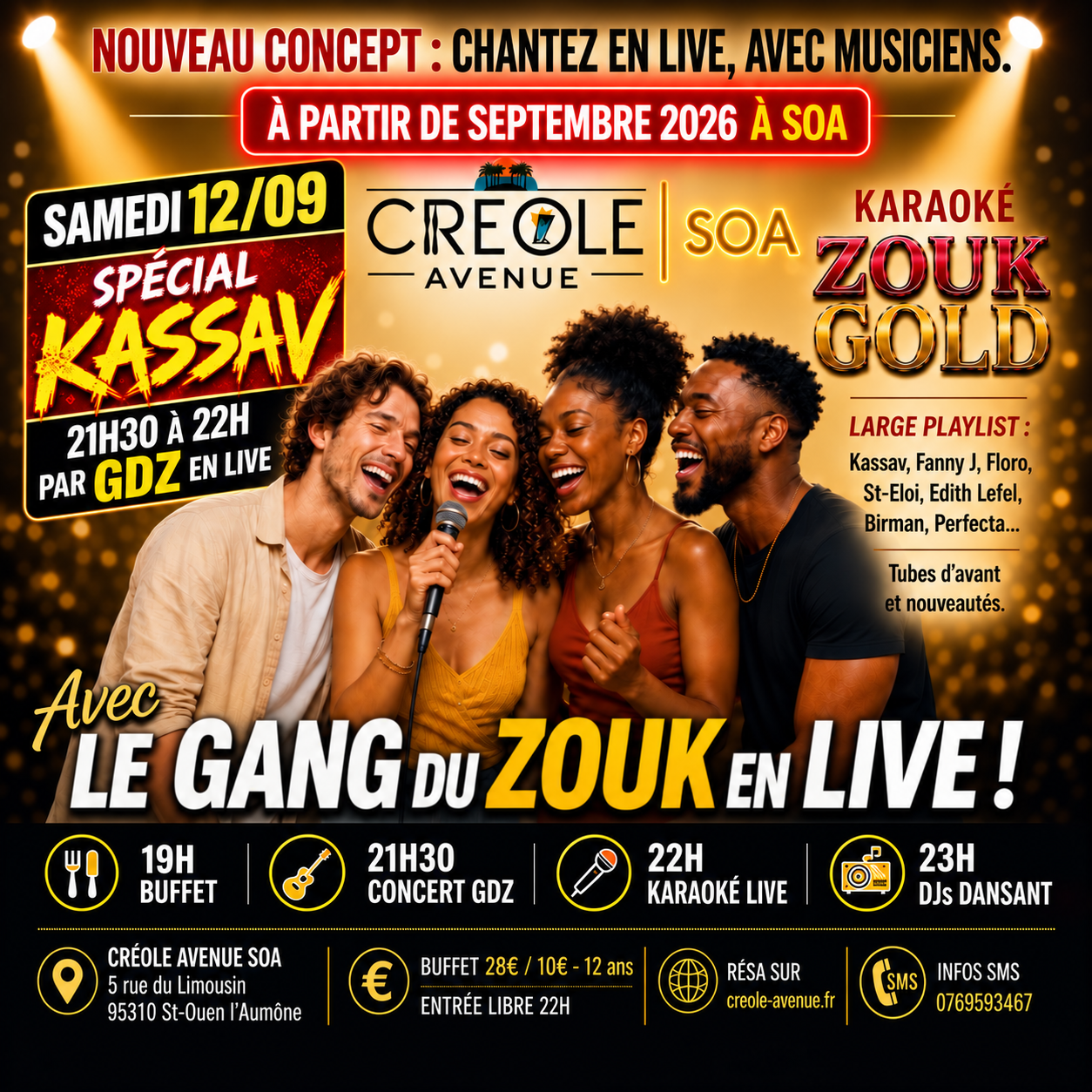 Buffet-Concert-Karaoke Live-Djs